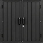 Flaspinal 8x6 Outdoor Storage Shed, Weather-Resistant Metal, Double Door - Image 3